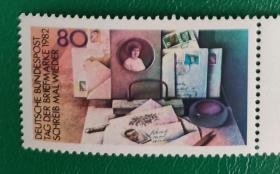 德国邮票 西德1982年 邮票日 1全新