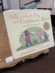 Hide and seek pig and postman bear 英文英语原版