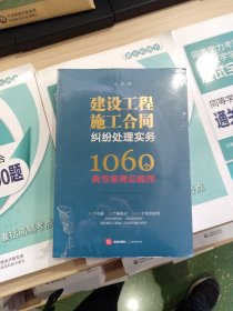 建设工程施工合同纠纷处理实务：1060个典型案例总梳理