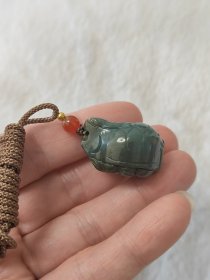 和田玉龙龟吊坠油性足寓意好雕工精致材质细腻按图发货一物一图D022