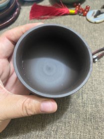 紫砂变色龙凤茶杯
