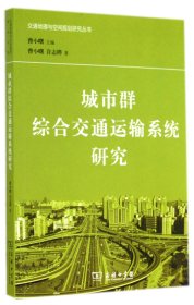 城市群综合交通运输系统研究/交通地理与空间规划研究丛书