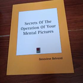 Secrets Of The Operation Of Your Mental Pitures