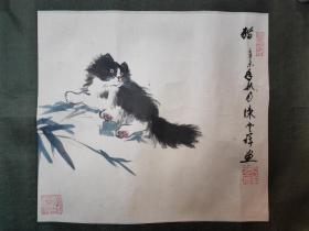 上海老画家 陈云祥 《猫》