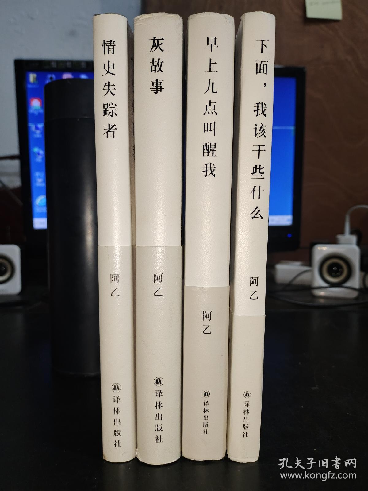 阿乙作品：早上九点叫醒我，情史失踪者，灰故事，下面我该干些什么（共4册）