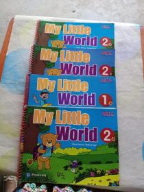 爱贝国际少儿英语 My Little  World[1A+2A+2A+2B]四本合售(4本都有光盘)