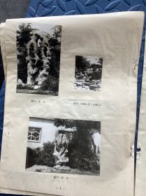 1981年编印济南趵突泉公园建设资料一份