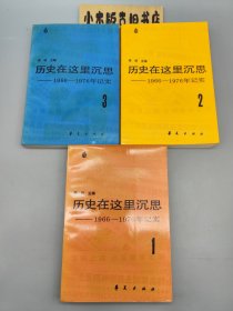 历史在这里沉思1、2、3 全三册