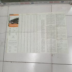 上海市实用交通游览图（1991年10月第1版，1994年4月第5次印刷）