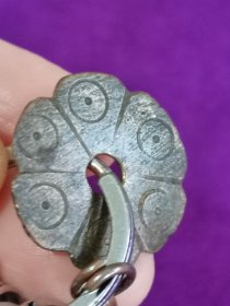 光绪铜元改刻钥匙挂坠
