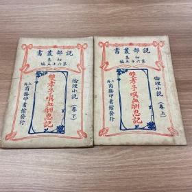 双孝子噀血酬恩记（上下） 说部丛书 初集 第六十五编 伦理小说