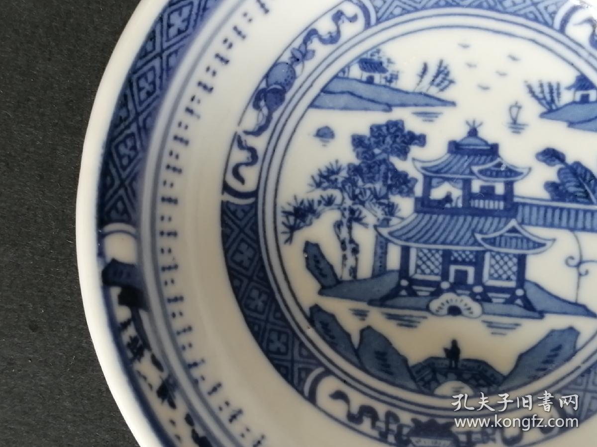 青花小盘一对（景德镇人民瓷厂567瓷）