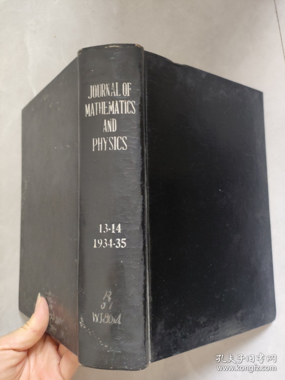 JOURNAL OF MATHEMATICS AND PHYSICS 1934-35 13-14