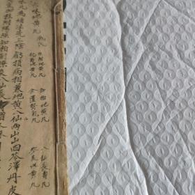 清代手抄本丸丹秘方