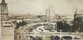 民国上海风景老照片苏州河虹口外滩