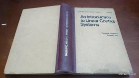 An Introduction to Linear Control Systems线性控制系统导论(英文版）