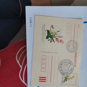 德国1988年国际花卉和针织比赛邮资明信片