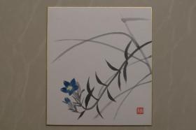 【包手绘】日本回流老画 民国时期和风浮世绘卡纸画（带背板）39