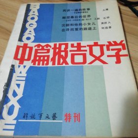 解放军文艺 特刊 中篇报告文学 总第365期