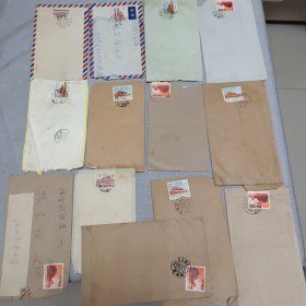 七十年代邮票十信封十信内容13封