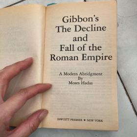 英文口袋书 Moses hades 编 吉本的罗马帝国衰亡史