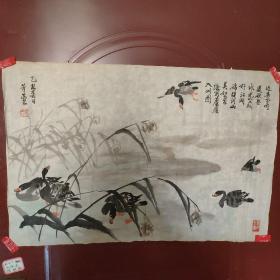 刘芳萱：已故北京画家吴青霞弟子。中国画研究会会员，中央文史馆馆员，一级美术师，中国美协会员。65CMx45CM