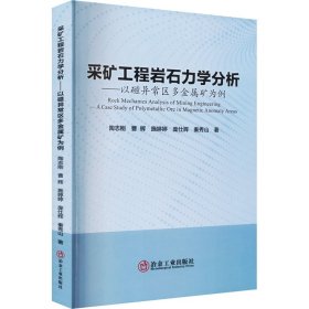 【正版书籍】采矿工程岩石力学分析--以磁异常区多金属矿为例