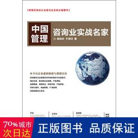 中国管理咨询业实战名家 管理理论 杨晓东，于常印
