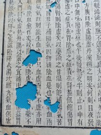 古籍散页残页《沈氏尊生书》一页，编号8，尺寸请参照图片上的标尺，这是一张古籍残页，不是一本书，存在不同程度的破损、虫蛀、水渍或者筒子页中缝断开现象，本店所有作品全都是实售价格，不议价不包邮，看好直接下单即可，选好作品后统一付款，一百件之内自动合并邮资。