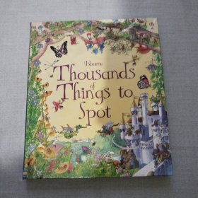 Thousands of Things to Spot (Usborne 1001 Things to Spot) 英文原版 精装 大开本