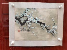 高谷风 《报春图》作品一幅