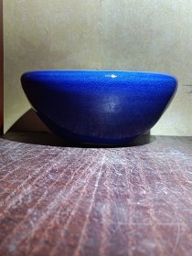 清中期霁蓝釉香炉