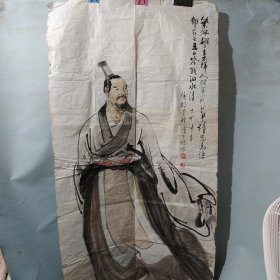 李樸画 人物画一幅（丁卯仲春 僊谿李樸绘于榕城）仙游著名画家李耕之子