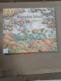 亚瑟.盖瑟特 绘本英文版pumpkin Island二手 有图书馆章 污渍