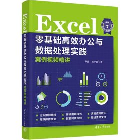 正版现货：Excel零基础高效办公与数据处理实践案例视频精讲9787302673583清华大学出版社
