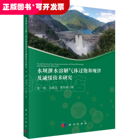 水坝泄水溶解气体过饱和规律及减缓技术研究