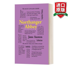 英文原版 Northanger Abbey 诺桑觉寺 软精装皮质封面词云经典 Word Cloud Classics 英文版 进口英语原版书籍