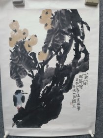 山西著名画家，赵梅生花鸟画