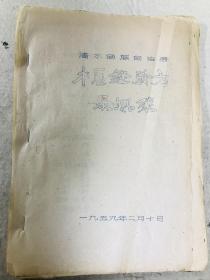 1959年油印本 甘肃清水回族自治县中医经验方采风集 32页（甘肃清水县张家川县名老中医秘方献方，刘中元，刘九思，郭凤楼，马书田，马丙炎，马上达，马效图，崔正清等名医）原版旧书 特殊珍贵资料 售后不退