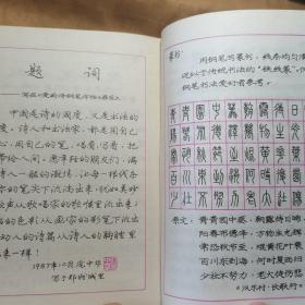 庞中华钢笔字帖