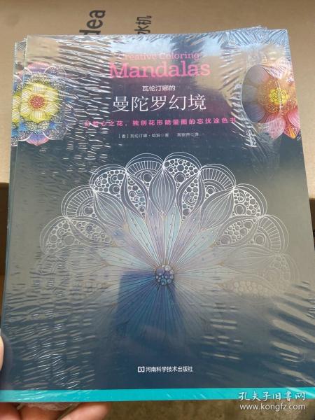 瓦伦汀娜的曼陀罗幻境：幻若心之花，独创花形能量圈的忘忧涂色书
