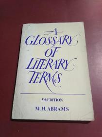 英文原版 A Glossary of Literary Terms by M.H. Abrams