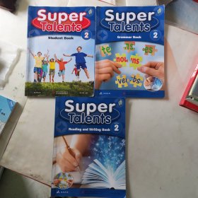 天才少年 Super Talents 2 Student Book+Grammar book+reading and writing book[【3本合售】