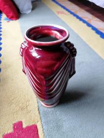 独一无二的花瓶，窑变，珍藏了三十多年了。从没使用。底印星神钧瓷。