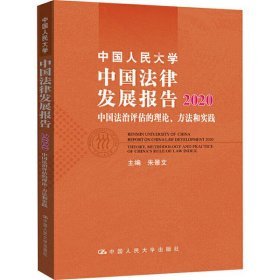 中国人民大学中国法律发展报告2020——中国法治评估的理论、方法和实践