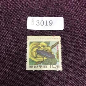3019 Q 朝鲜邮票一枚