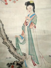 郑师人物画立轴