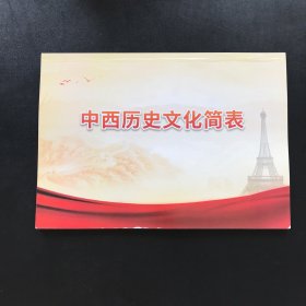 中西历史文化简表