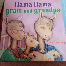 Llama Llama Gram and Grandpa 精装绘本 英文绘本