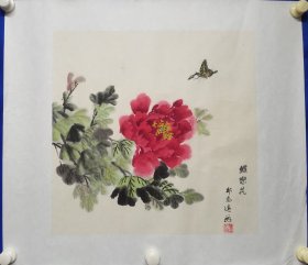 当代新青年画家：邱志遠 国画 一幅（精品）尺寸49————49厘米